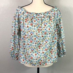 J. Crew Liberty Art Fabrics Blouse